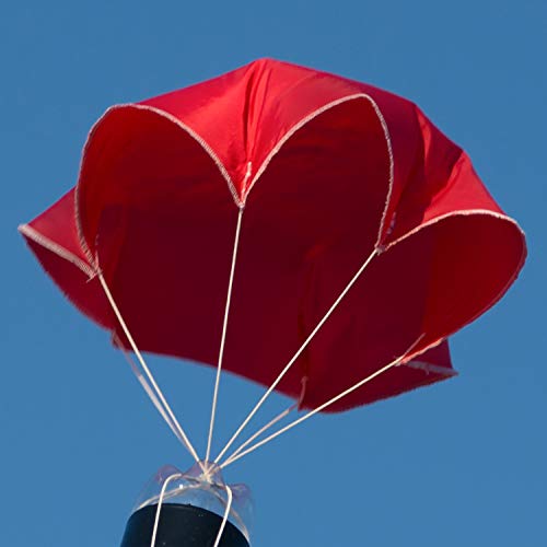 Relationshipware 24" Red Rip-stop Nylon Parachute for Water or Model Rocket by von Relationshipware