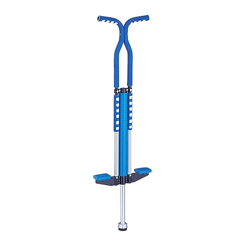 Relaxdays Pogo Stick, für Kinder, Springstock bis 60 kg, gepolststert, Sprungstab Outdoor, rutschfest, Edelstahl, blau Relaxdays Pogo Stick, für Kinder, Springstock bis 60 kg, gepolststert, Sprungstab Outdoor, rutschfest, Edelstahl, blau von Relaxdays