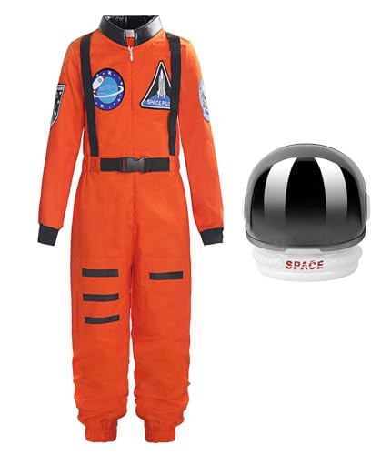 ReliBeauty Astronauten Kostüm Kind:mit Astronautenhelm Jungen Mädchen,Orange,100 ReliBeauty Astronauten Kostüm Kind:mit Astronautenhelm Jungen Mädchen,Orange,100 von ReliBeauty