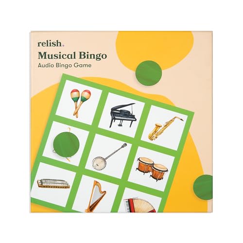 Relish Musik Bingo Spiel – Alzheimer & Demenz-Aktivitäten, Spiele & Produkte für ältere Personen/Senioren von Relish