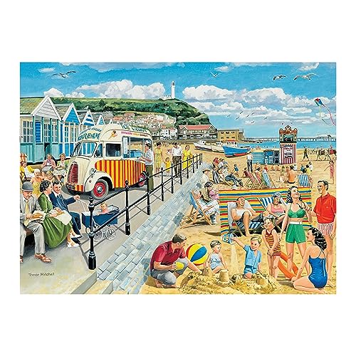 Relish “Nostalgie am Strand” 35 Teile Puzzle für Menschen mit Demenz oder Alzheimer - Geschenke und Aktivitäten für Senioren von Relish