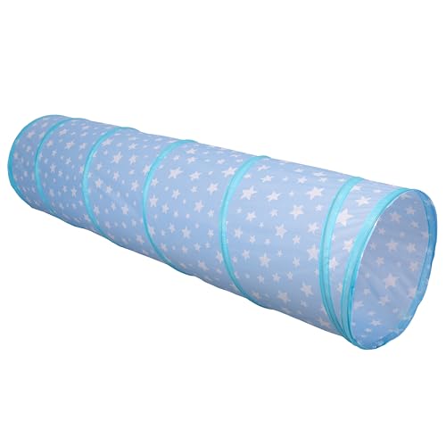 Relsy Starry Baby Blue Pop Up Tunnel für Kinder, Kleinkinder, Haustiere, 180 cm x 45 cm, Kleinkind-Spieltunnel, weiches blaues Sternen-Baby-Spielzeug und Zelt-Zubehör Relsy Starry Baby Blue Pop Up Tunnel für Kinder, Kleinkinder, Haustiere, 180 cm x 45 cm, Kleinkind-Spieltunnel, weiches blaues Sternen-Baby-Spielzeug und Zelt-Zubehör von Relsy