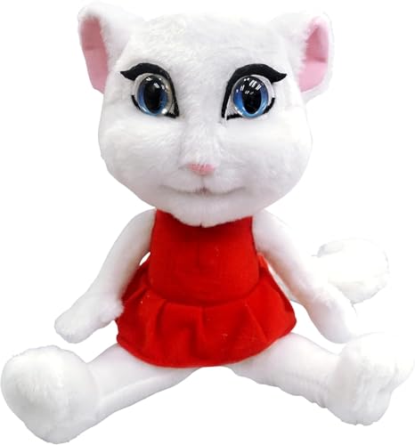 Relsy Talking Friends Talking Angela animiertes interaktives Plüschtier mit Talkback, 30 cm hoch von Relsy