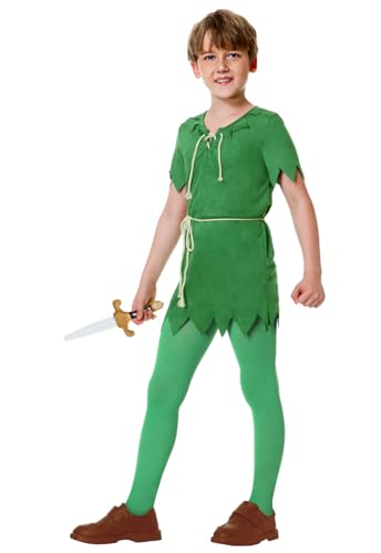 Halloween-Kostüm für Kinder, Jungen, Cosplay, Tunika, gezackte Kanten, Kleid mit Seilbindung, 9–10 Jahre von Remimi