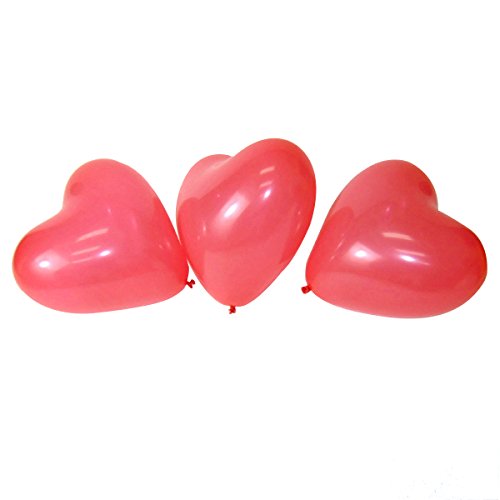 Remingtape 100 Stueck 12" Rote -Liebe-Latexballons Hochzeit Geburtstag Valentinstag von Remingtape