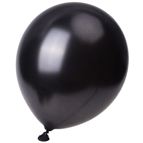 Remingtape 25 x 12 schwarze Hochzeitsballons von Remingtape