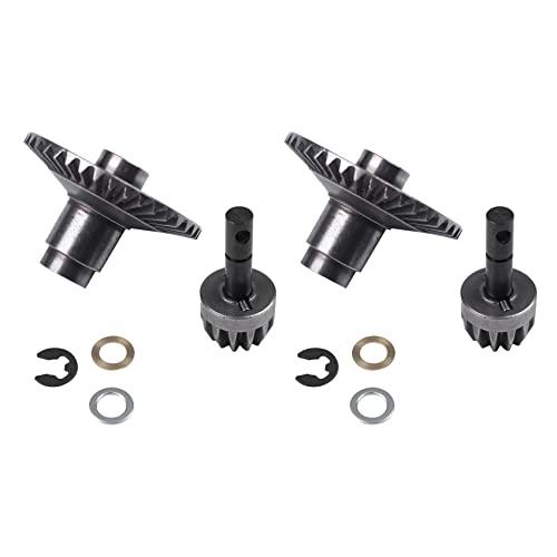 Remingtape 2X 13 T 38 T Metall Krone Getriebe Motor Differential Haupt Getriebe Combo für Vorne Achse AXIAL SCX10 90021 90022 Off-Road RC Auto von Remingtape