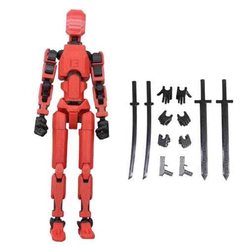 Remingtape 3D-Gedrucktes Mannequin Toyslucky PVC-Modell Ganzkörper-Aktivitätsroboter-Actionfiguren A von Remingtape