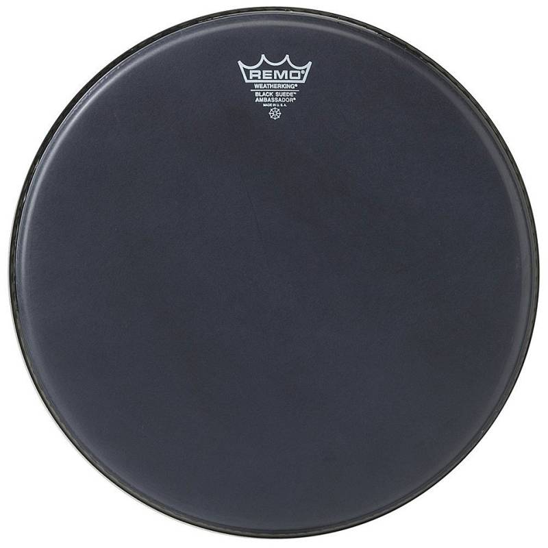 Remo Ambassador Black Suede BA-0812-ES 12" Tom Head Tom-Fell von Remo