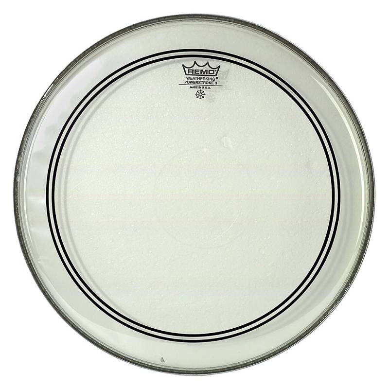 Remo Powerstroke 3 Clear P3-1326-C2 26" Bass Drum Head Bass-Drum-Fell von Remo