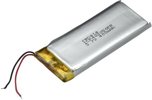 Renata ICP402050PR Spezial-Akku Prismatisch Kabel LiPo 3.7V 420 mAh von Renata