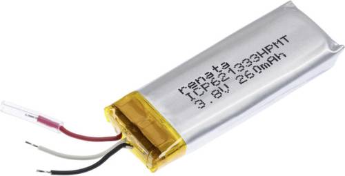 Renata ICP621333HPMT Spezial-Akku Prismatisch Kabel LiPo 3.7V 270 mAh von Renata