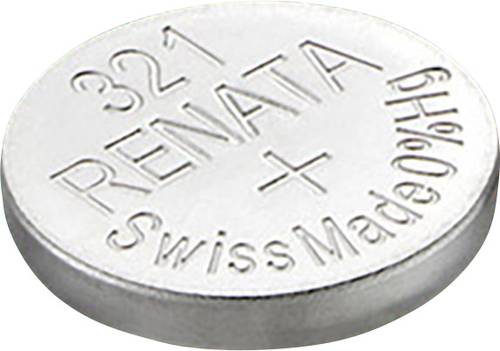 Renata Knopfzelle 321 1.55V 14.5 mAh Silberoxid von Renata