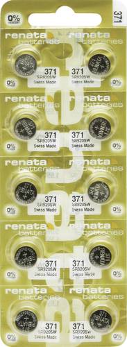 Renata Knopfzelle 371 10 St. 40 mAh von Renata