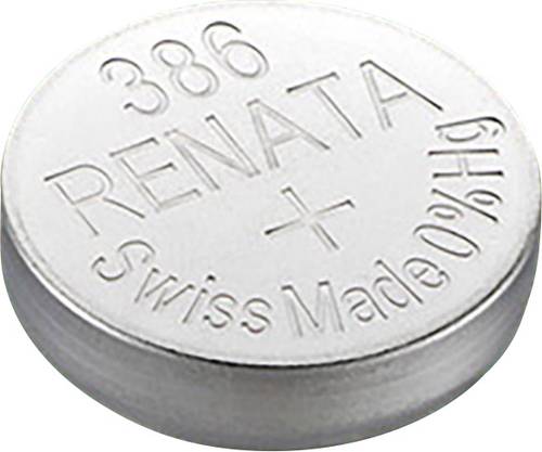 Renata Knopfzelle 386 1.55V 1 St. 130 mAh Silberoxid von Renata