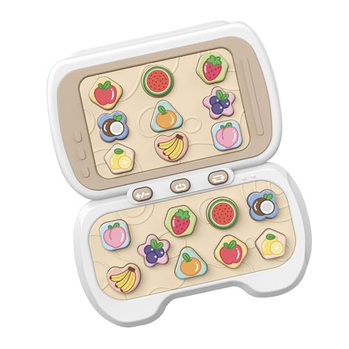 Renchey Schnelles Push-Spiel für Kinder,Schnelles Push-Spiel,Musikspielmaschine Elektronisches Spielzeug - Lernspielzeug, Fingerspielzeug, Reisespiele, Handheld-Spielekonsole, Puzzlespiele für und von Renchey