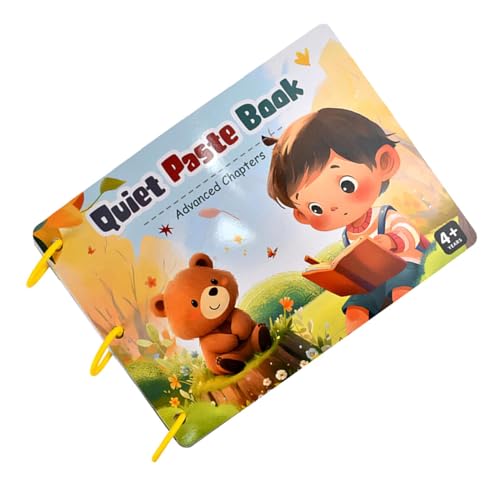 Renchey Wiederverwendbare Sticker Busy Book,Sticker Busy Book,Buch „Vorschule beschäftigt“ - Lustiges Aufkleberbuch für Kinder, kreatives sensorisches Beschäftigungsbuch, pädagogisches von Renchey