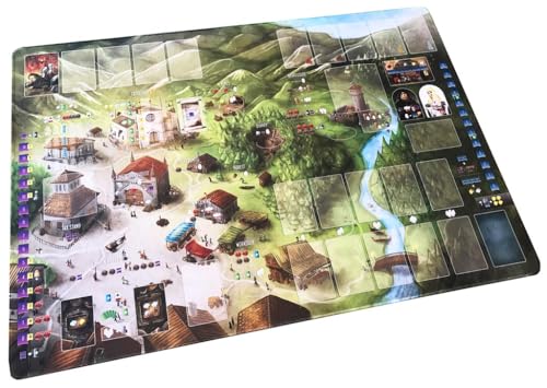 Architects of The West Kingdom Playmat – Premium Neoprene Mat with Stitched Edges, Compatible with Base Game & Expansions, Printing, Non-Slip Backing Architects of The West Kingdom Playmat – Premium Neoprene Mat with Stitched Edges, Compatible with Base Game & Expansions, Printing, Non-Slip Backing von Renegade Game Studios