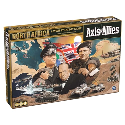 Renegade Game Studios Axis & Allies: North Africa - 2-4 Players - Ages 12+ 3 Hours Playing time - New Setting for Axis & Allies! Over 250+ Plastic Miniatures! von Renegade Game Studios