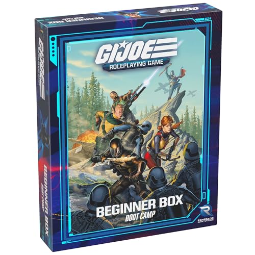 G.I. Joe Rollenspiel-Anfängerbox für 2–6 Spieler – ab 14 Jahren, Würfel-GM-Bildschirm und Abenteuer im Lieferumfang enthalten von Renegade Game Studios