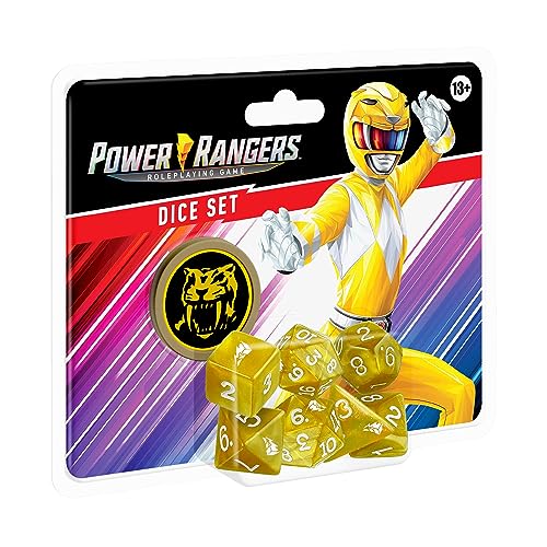 Power Rangers RPG Würfel-Set, Gelb von Renegade Game Studios