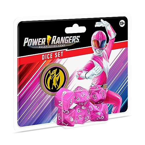 Power Rangers RPG Würfel-Set, Rosa von Renegade Game Studios