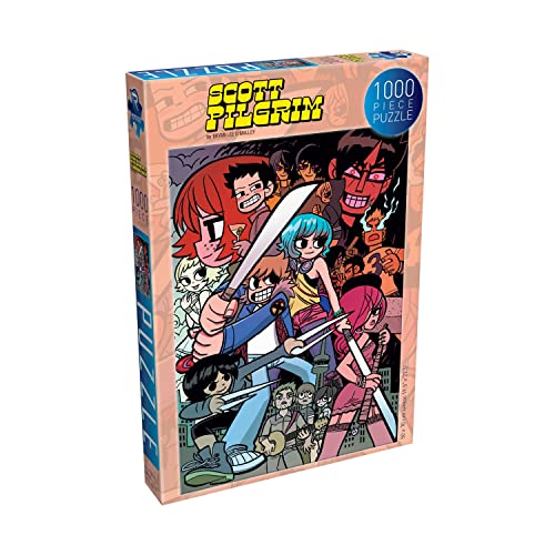 Puzzle: Scott Pilgrim #4: Bunte Collage von Renegade Game Studios