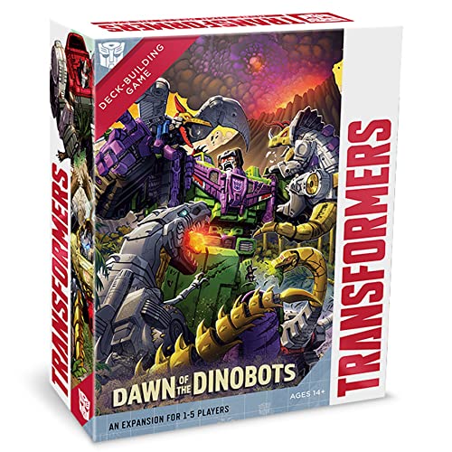 Renegade Game Studios, Transformers, Deck-Building Game Dawn of The Dinobots Erweiterung, Ab 14 Jahren, 1–5 Spielerinnen, 45–90 Minuten Renegade Game Studios, Transformers, Deck-Building Game Dawn of The Dinobots Erweiterung, Ab 14 Jahren, 1–5 Spielerinnen, 45–90 Minuten von Renegade Game Studios