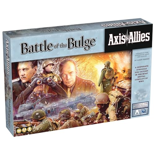 Renegade Game Studios Axis & Allies: Battle of The Bulge – WWII Strategy Board Game, Hex-Based Combat, 130+ Miniatures, 2-Player Tactical Warfare, Ages 14+ von Renegade Game Studios