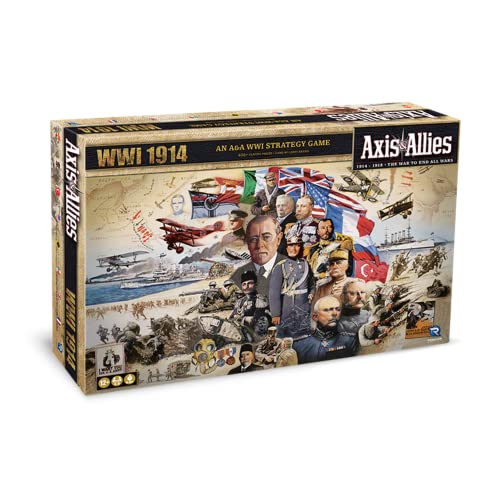 Renegade Game Studios Axis & Allies: WWI 1914 - A Strategic War Board Game for 2-8 Players, Intense Strategy Gameplay, 4 to 6 Hour Play Time von Renegade Game Studios