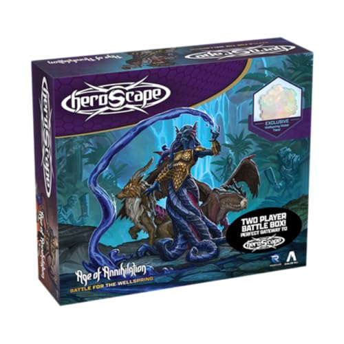 Renegade Game Studios Heroscape: Battle for Wellspring Battle Box, Miniatur-Spiel, ab 14 Jahren, für 2 Spieler, über 60 Minuten Spieldauer von Renegade Game Studios