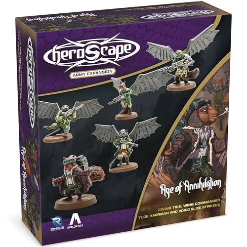 Renegade Game Studios | Heroscape: Rising Tide - Vorid Glide Strikers and Wing Commander Tuck Harrigan von Renegade Game Studios