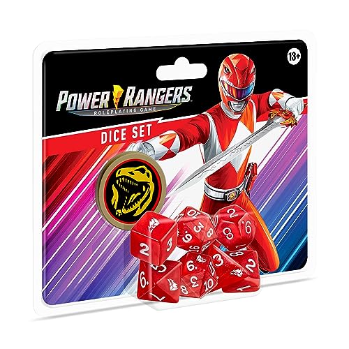 Renegade Game Studios Power Rangers RPG Würfel-Set, Rot von Renegade Game Studios