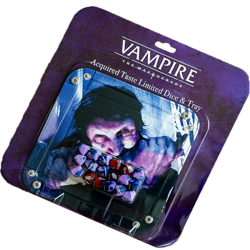 Renegade Game Studios RGS02779 Vampire: The Masquerade 5e RPG: Acquired Taste Dice & Tray Spielzubehör, Mehrfarbig von Renegade Game Studios