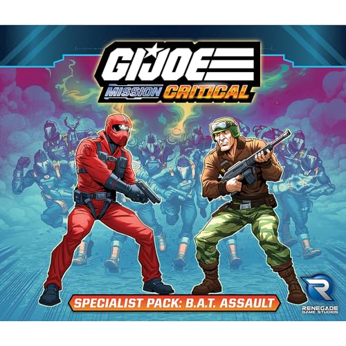 Renegade Game Studios: G.I. Joe Mission Critical Specialist Pack B.A.T. Assault Expansion – für kritische Brettspiele, Miniaturen, ab 14 Jahren, 2-4 Spieler von Renegade Game Studios