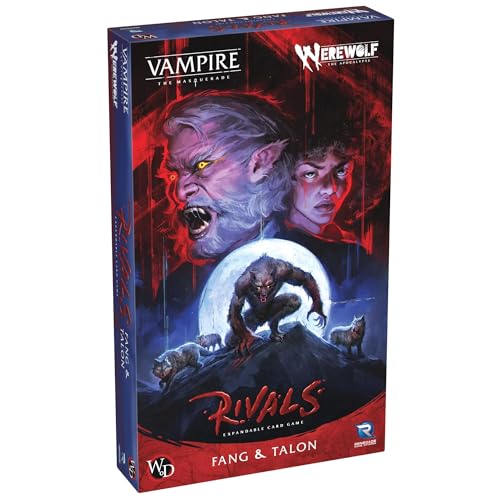 Renegade Game Studios: Vampire: The Masquerade Rivals Erweiterbares Kartenspiel: Werwolf: Fang & Talon, 2 vorgefertigte Spielerdecks mit 49 Karten, ab 14 Jahren von Renegade Game Studios