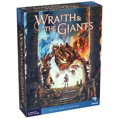 Renegade Games: Wraith & The Giants - A Solo Hero Series Game - A Solitaire Game of Epic Battles with Elemental Giants, Ages 14+, 1 Player, 30-45 Mins von Renegade Game Studios