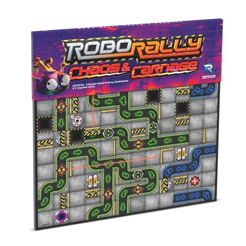 Robo Rally: Chaos & Carnage (Exp.) (engl.) von Renegade Game Studios