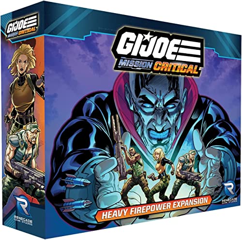 Renegade Games Studios G.I. Joe Mission Critical: Heavy Firepower Expansion - Kooperatives Brettspiel, Rollenspiel, Renegade Game Studios, ab 14 Jahren, 2-5 Spieler, 45-60 Minuten Spieldauer von Renegade Game Studios