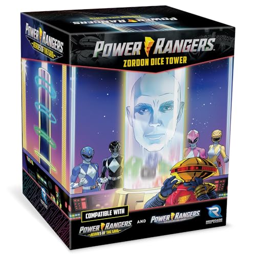 'Renegade Games Studios' Power Rangers Zordon Würfelturm und GM-Bildschirm – kompatibel mit Power Rangers Rollenspiel & Power Rangers: Heroes of The Grid, Spielzubehör von Renegade Game Studios