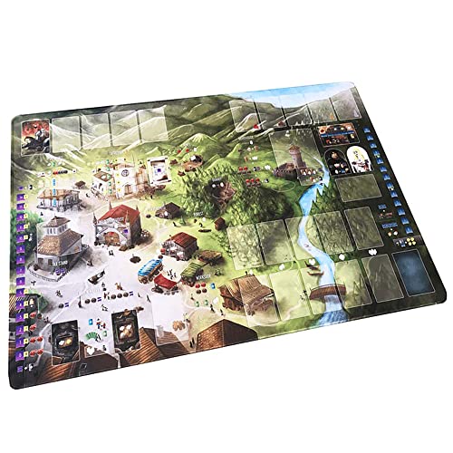 Architects of The West Kingdom Playmat – Premium Neoprene Mat with Stitched Edges, Compatible with Base Game & Expansions, Printing, Non-Slip Backing von Renegade Game Studios