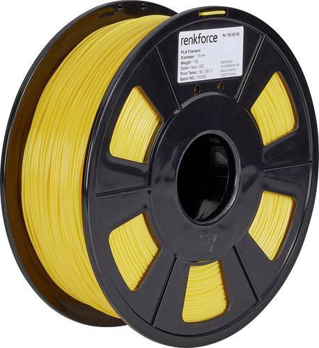 Renkforce RF-4511202 Filament PLA 1.75mm 1000g Gelb 1St. von Renkforce