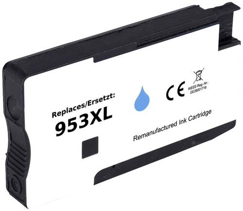 Renkforce Druckerpatrone ersetzt HP 953XL, F6U16AE Kompatibel Cyan RF-5655878 von Renkforce