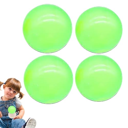 4 Stück Glorbs Balls, Dream Balls Glow In The Dark, 5 cm Glorbs Klebebälle, Decken-Kugeln, Anti Stress Sticky Balls, Quetschspielzeug Fluoreszierende Klebrige Wand Ball, Glorbs Klebebälle An Die Wand von Renopfect