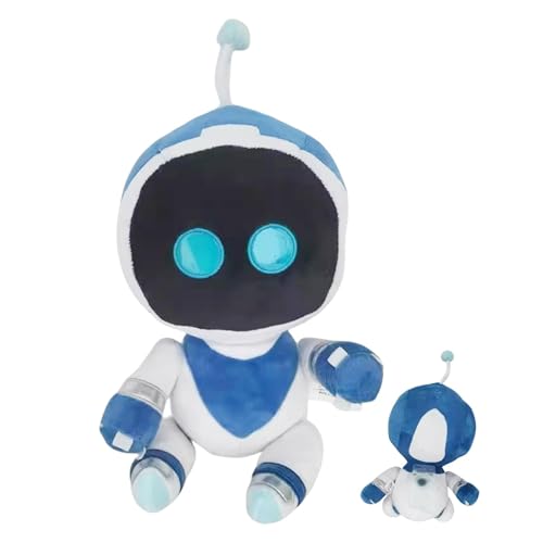 Astro Bot Plush | 9.8in Astro Bot Plush,Stuffed Game Figurine Plush, Auto-Innendekoration Soft Cartoon Stuffed Robot Plush, Weiches Astro Bot Throw Pillow Halloween Weihnachten Birthday Choice For Fan von Renopfect