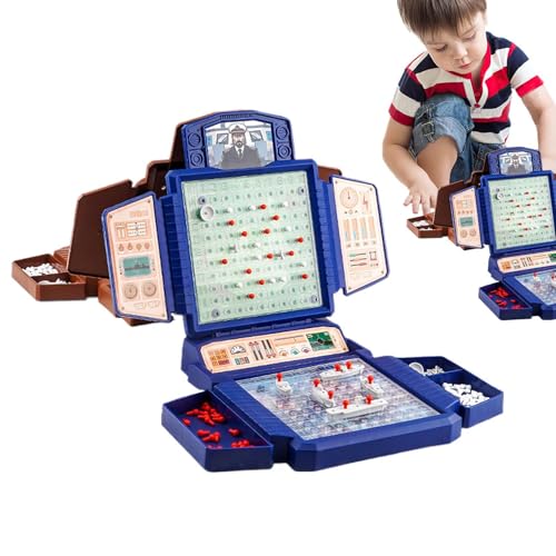 Kampfschach Spielzeug Strategie Schachspiel Für Kinder, Faltbares Schachbrettspiel Strategie, Strategie Tischspiel 2 Spieler Denken Übungsplayset, Desktop Family Interaction Toys Für Kinde von Renopfect