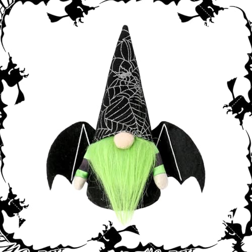 Renopfect Halloween-Ornamente, Zwerge, Halloween-Zwerge, Plüsch-,Hexe gesichtslose Puppe Ornamente Fledermaus Zwergpuppe - Halloween-Zwergpuppe, gesichtslose Halloween-Puppe, ation für Zuhause, von Renopfect