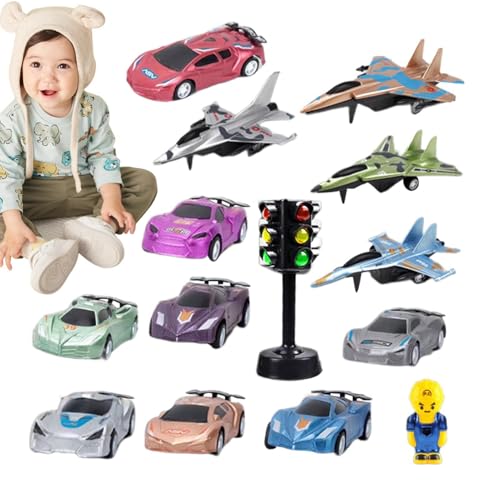 Renopfect Presse und Go Car Toys, Trägheit Autospielzeug - Trägheit Automobile Metall Press Back Truck - Kinder Spielen EIN kreatives Reibungsfahrzeug für den Kindergarten für kreatives Reibung. von Renopfect