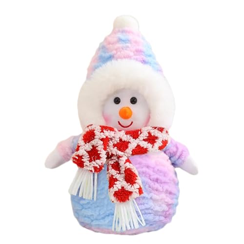 Renopfect Schneemann-Puppe, süße Schneemann-Plüschpuppe,Weihnachts-Schneemann-Plüsch | 13,8-Zoll-Schneemann-Puppe mit Schal für Kinder, Erwachsene, Mädchen und von Renopfect