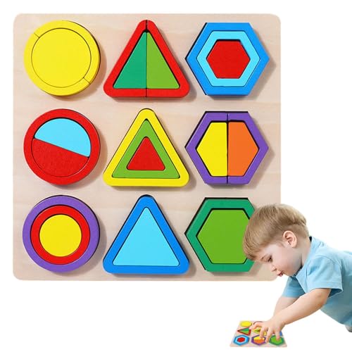 Renopfect Shape Quick Matching Brettspiel,Geometrische passende Spielzeuge Kleinkinder Spielzeug - Shape Sorter Spiel Vorschulbildung Block Geschenk von Renopfect